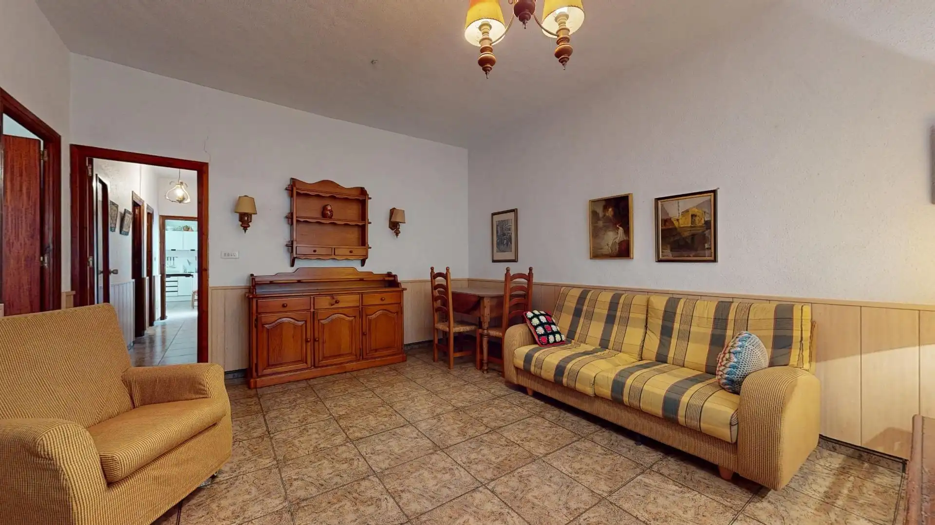 Sala de estar de Casa o chalet en venta en Pilar de la Horadada con Jardín privado
