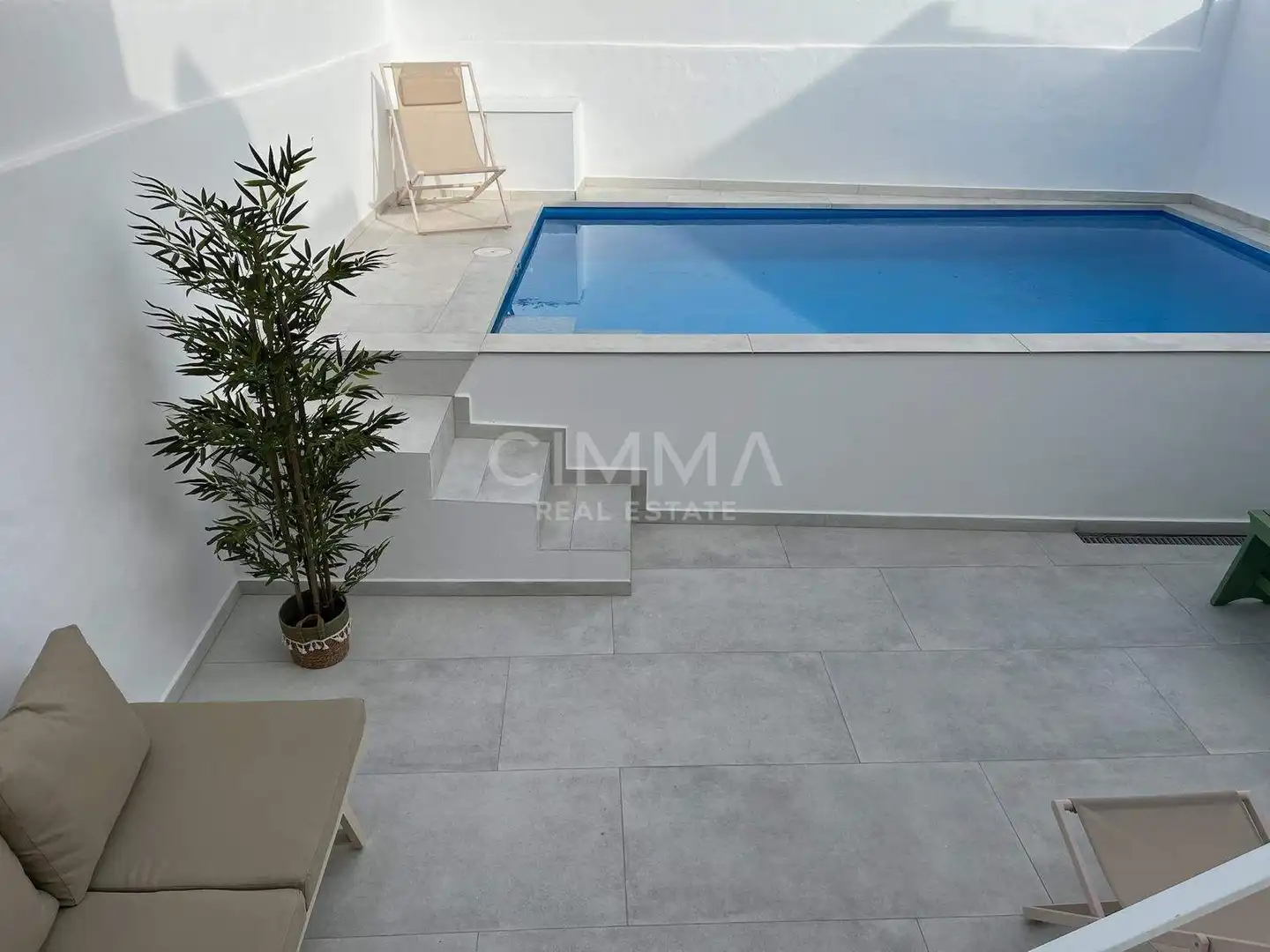 Piscina de Casa adosada de alquiler en L'Alfàs del Pi con Aire acondicionado, Terraza y Piscina