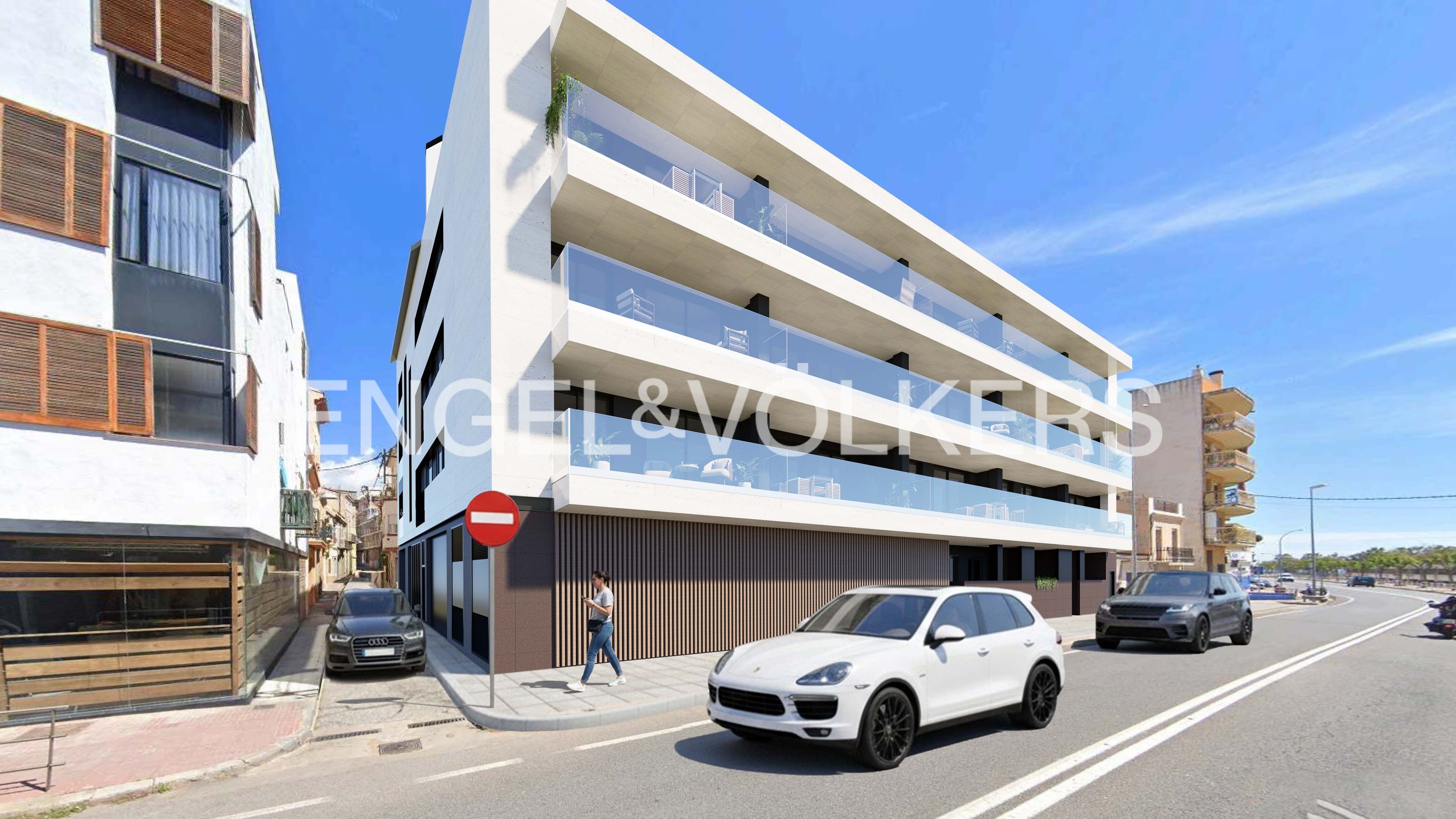 Exterior view of Duplex for sale in Canet de Mar  with Air Conditioner, Heating and Parquet flooring