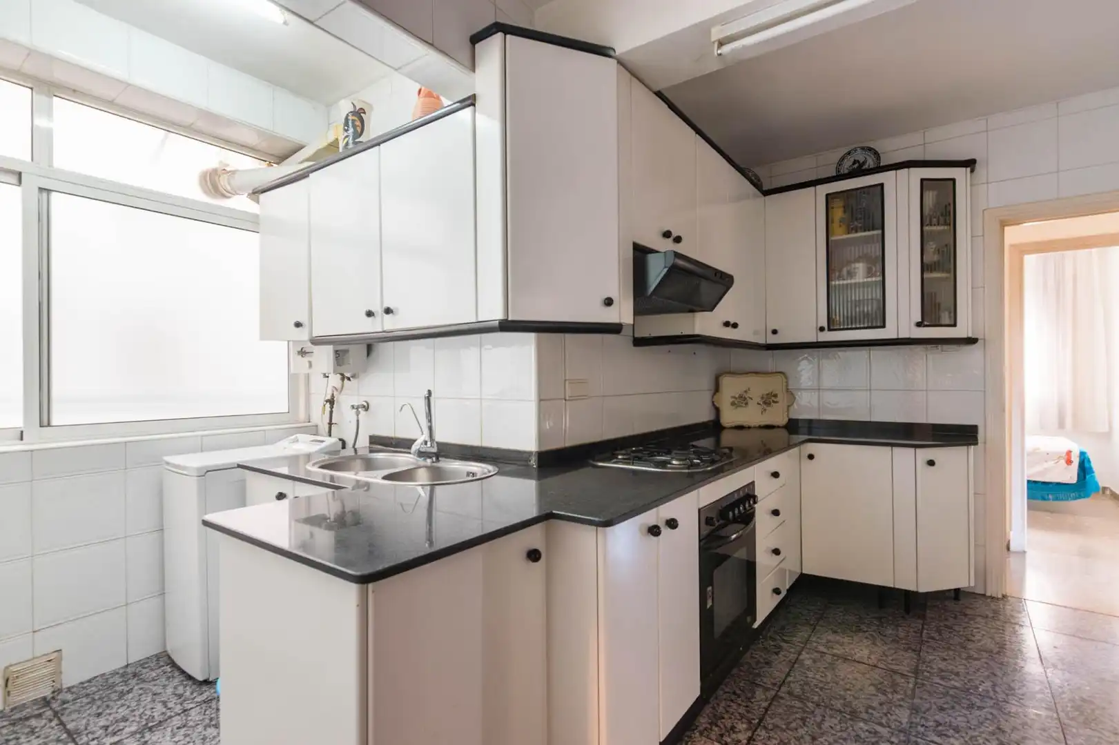 Küche von Wohnung zur Miete in Murcia mit Klimaanlage, Terrasse und Abstellraum
