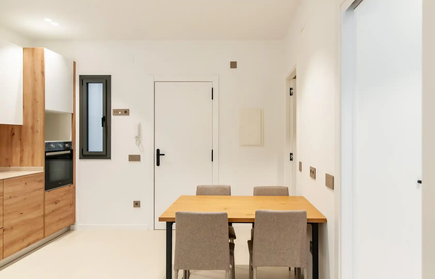 Esszimmer von Wohnung zur Miete in Vilafranca del Penedès mit Klimaanlage, Heizung und Möbliert