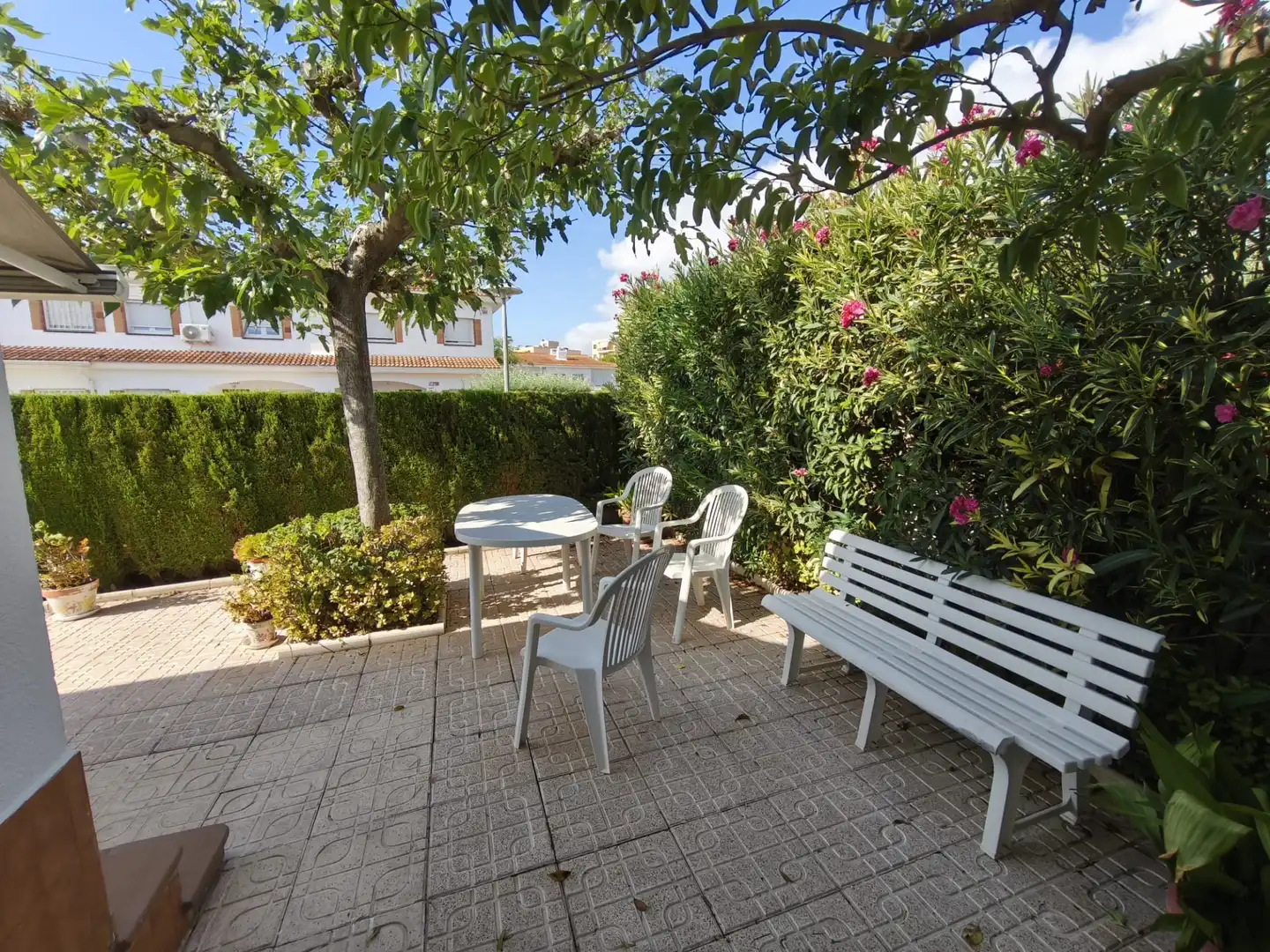 Terraza de Casa o chalet en venta en Mont-roig del Camp con Aire acondicionado, Calefacción y Jardín privado