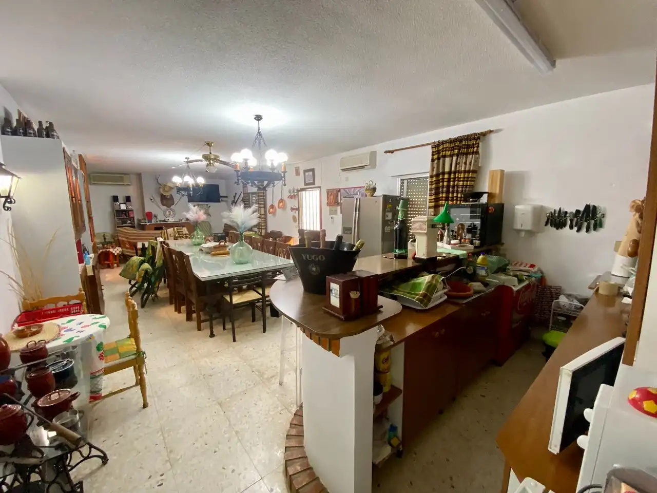 Cuina de Casa adosada en venda en Malagón amb Aire condicionat, Calefacció i Jardí privat
