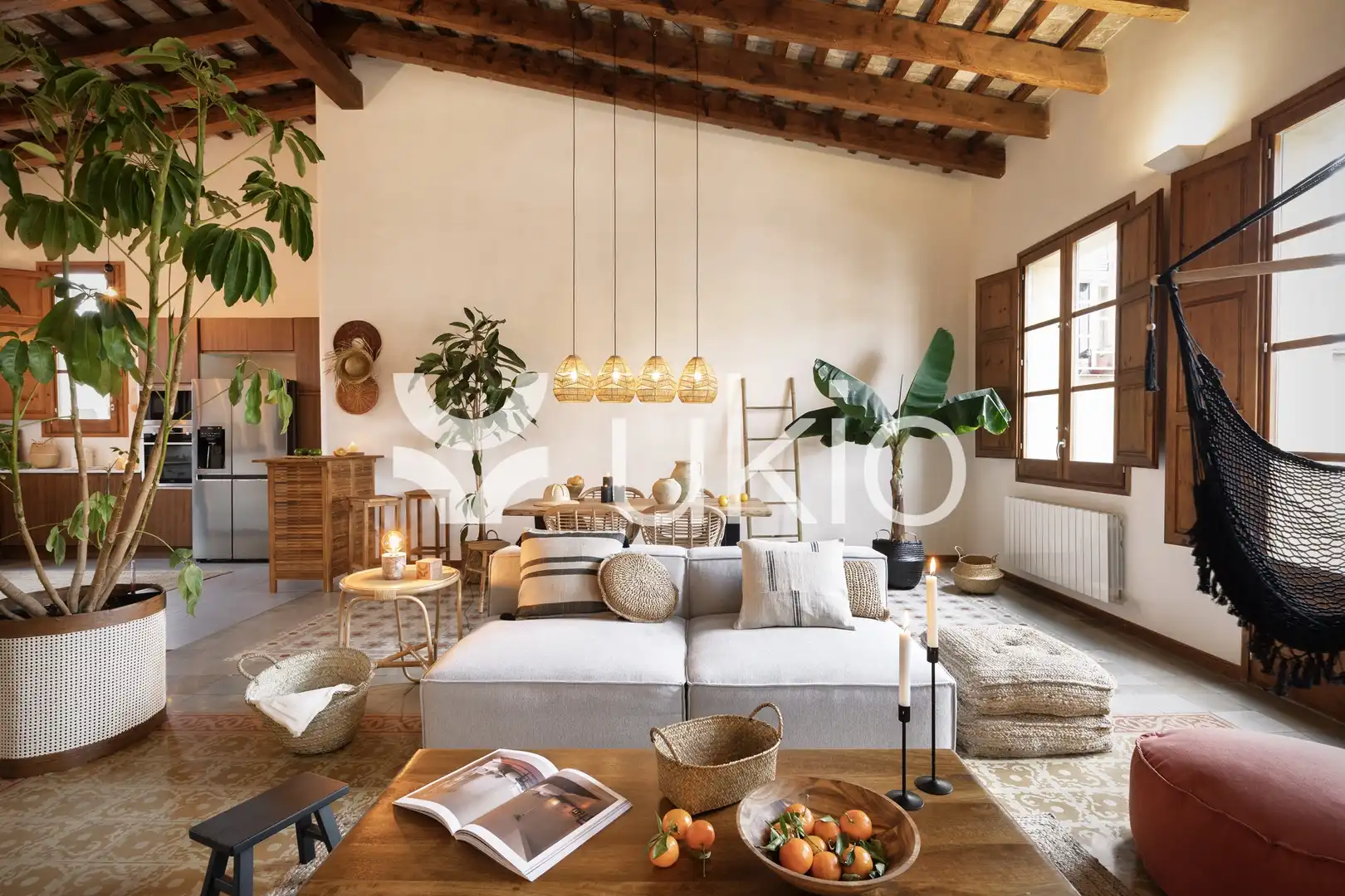 Living room of Apartments for rent in Barcelona  with Air Conditioner, Furnished and Oven