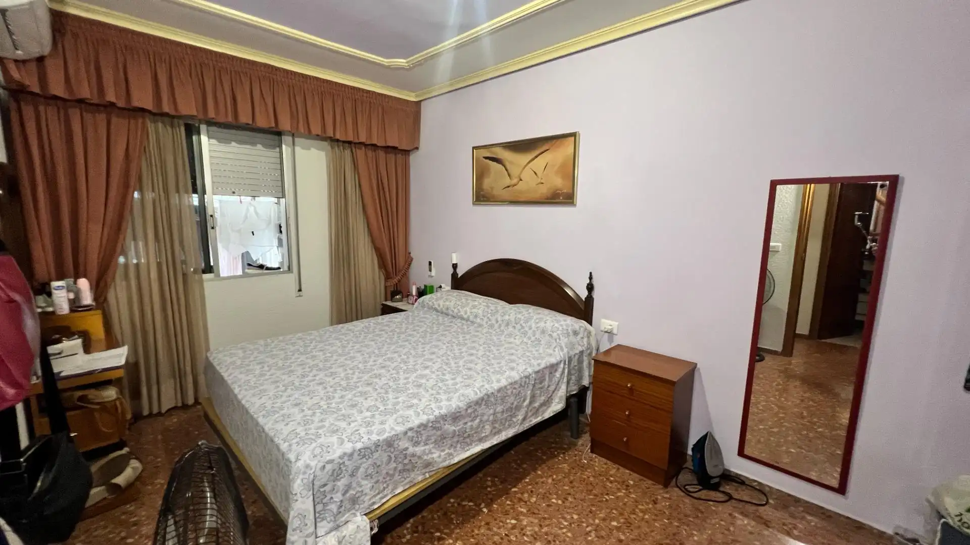 Schlafzimmer von Wohnung zum Verkauf in Burriana / Borriana mit Klimaanlage, Heizung und Abstellraum