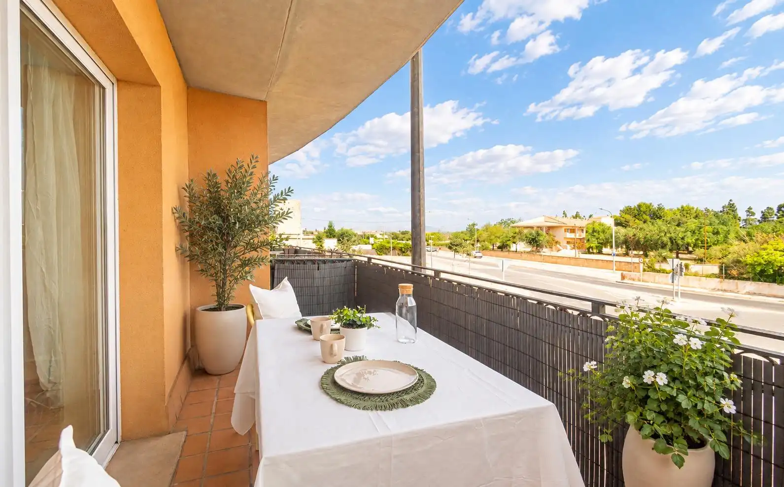 Terrace of Flat for sale in Campos  with Air Conditioner, Heating and Parquet flooring