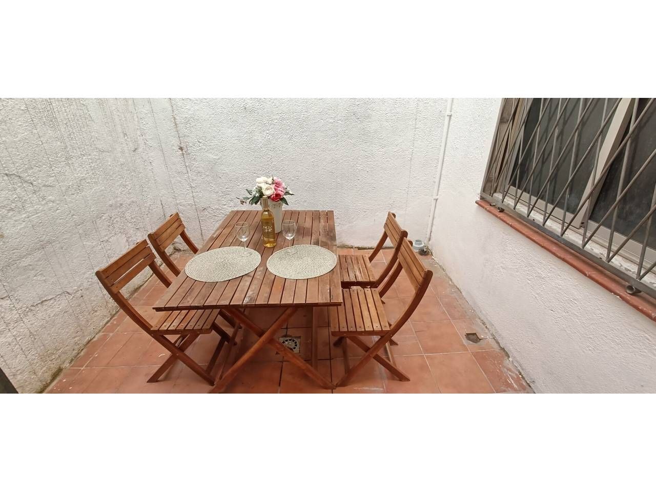 Garden of Flat for sale in Santa Coloma de Gramenet  with Air Conditioner