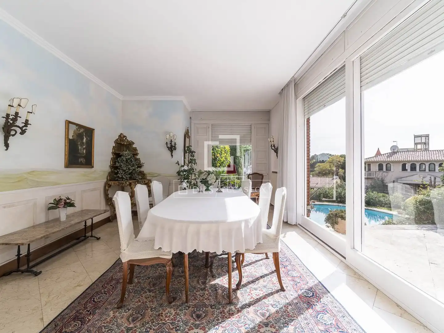 Comedor de Casa o chalet en venta en Barcelona con Calefacción, Jardín privado y Trastero