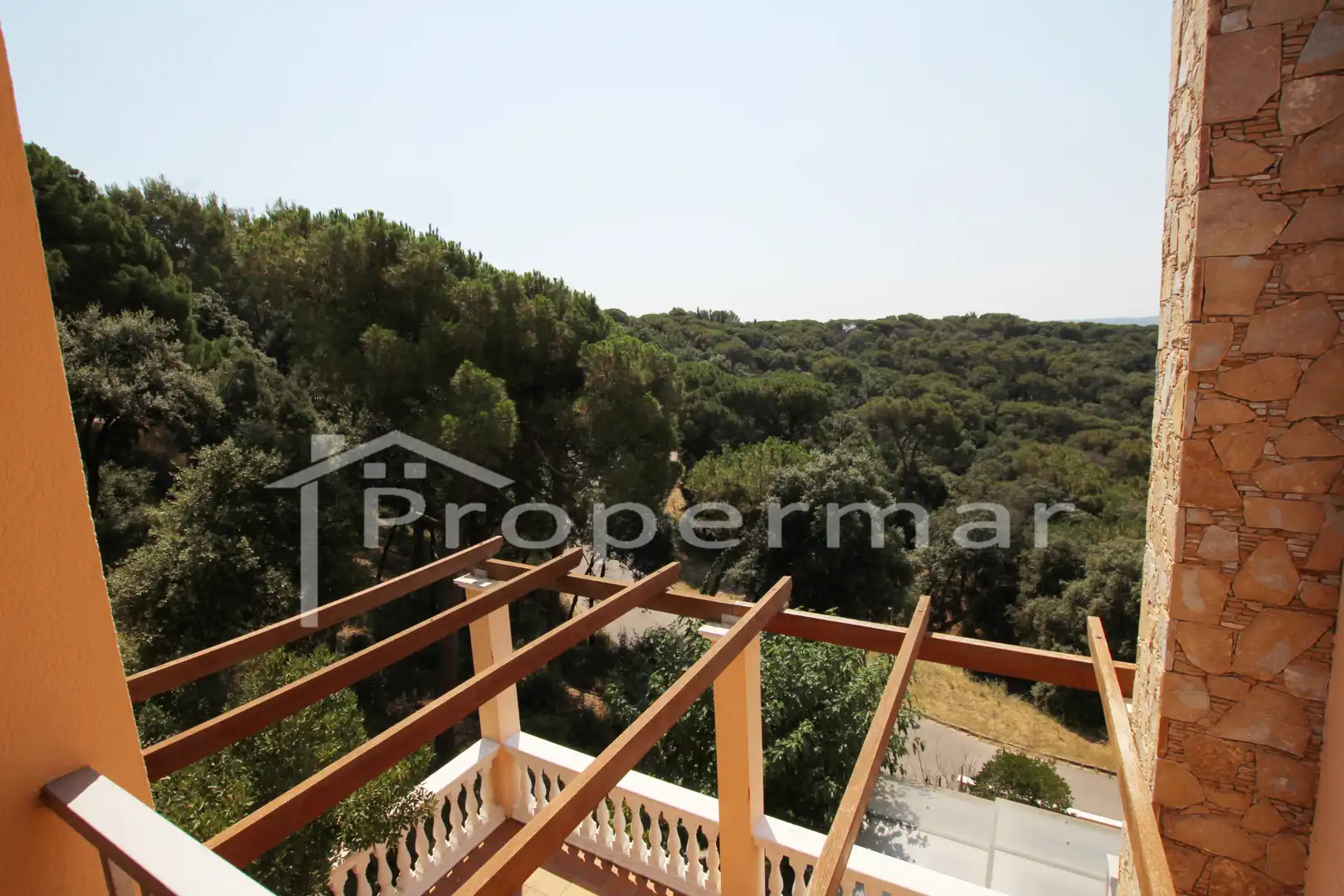 Terraza de Casa o chalet en venta en Sant Pere de Vilamajor con Calefacción, Jardín privado y Piscina