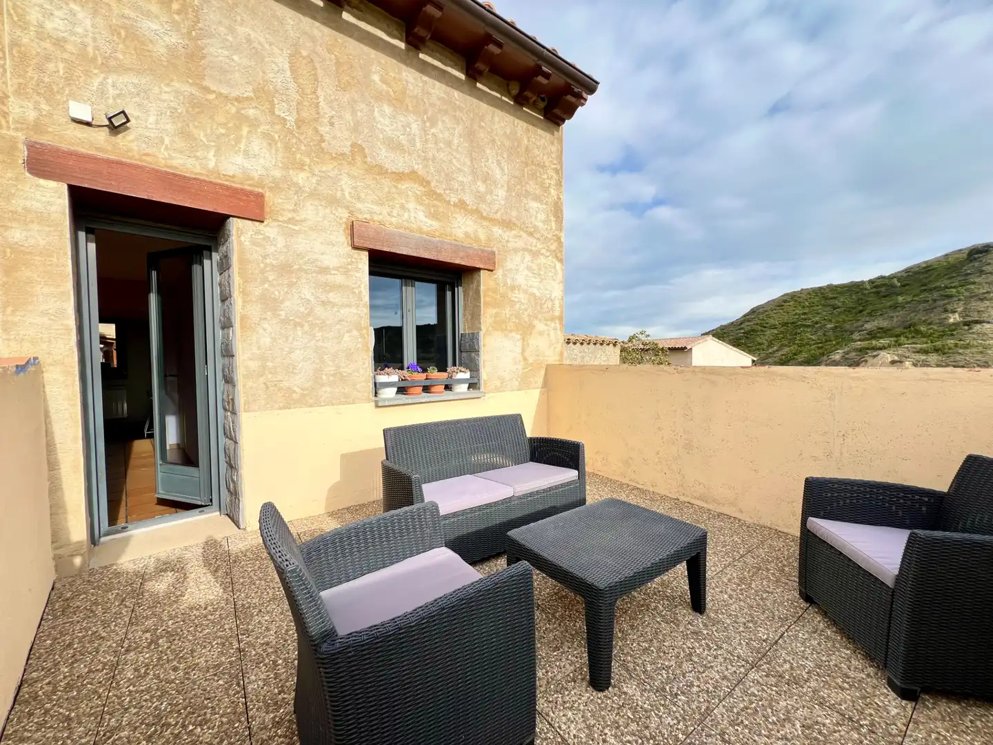 Terraza de Casa o chalet en venta en Ayerbe con Calefacción, Terraza y Amueblado