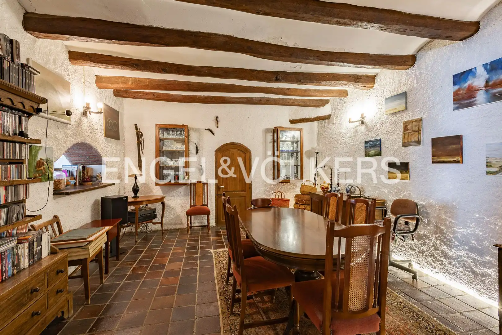 Menjador de Casa o xalet en venda en Torrelles de Foix amb Calefacció, Jardí privat i Terrassa
