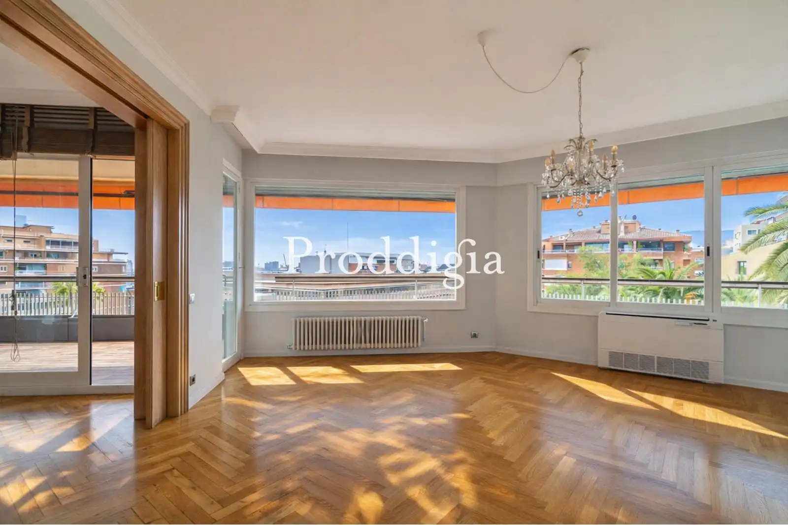 Bedroom of Flat for rent in Barcelona  with Air Conditioner, Heating and Terrace