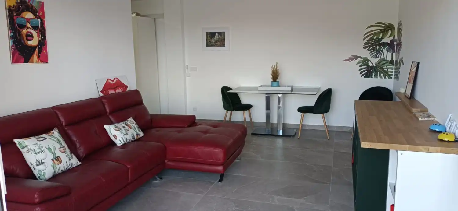 Wohnzimmer von Wohnung zur Miete in Alicante / Alacant mit Klimaanlage, Heizung und Terrasse