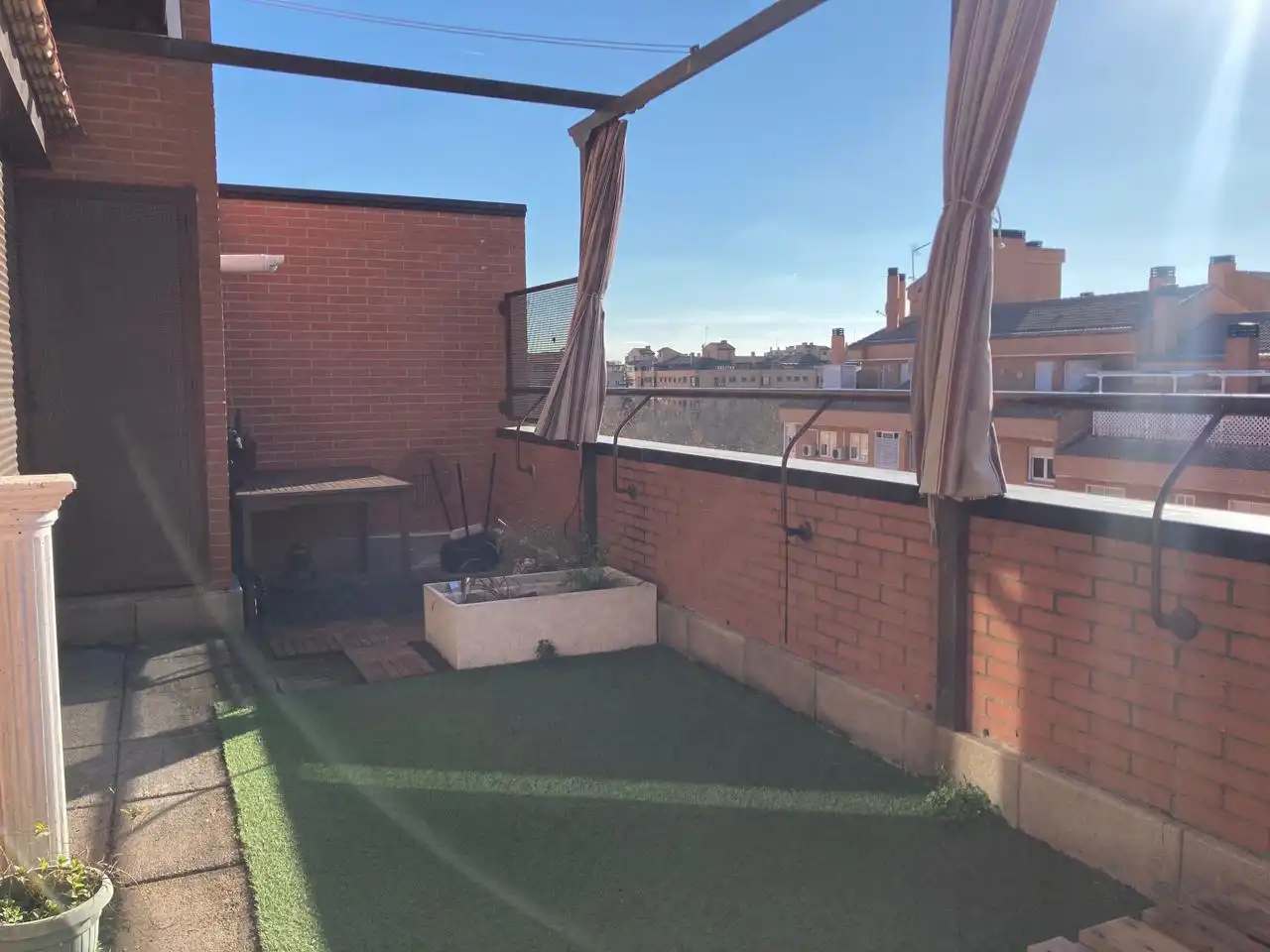 Terrace of Flat for rent in Madrid  with Air Conditioner, Heating and Parquet flooring