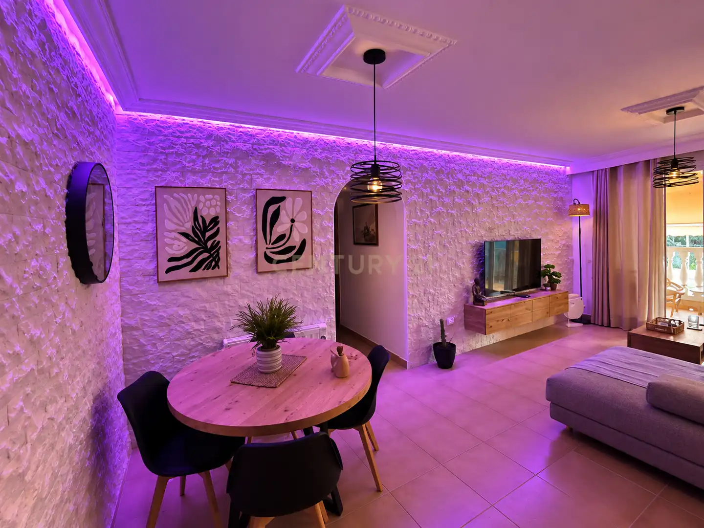 Sala de estar de Piso en venta en Santa Eulària 