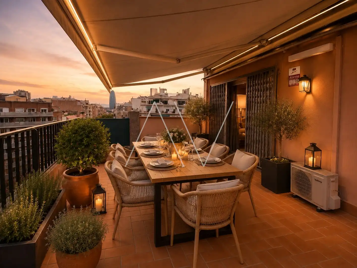 Terraza de Ático en venta en Barcelona con Terraza