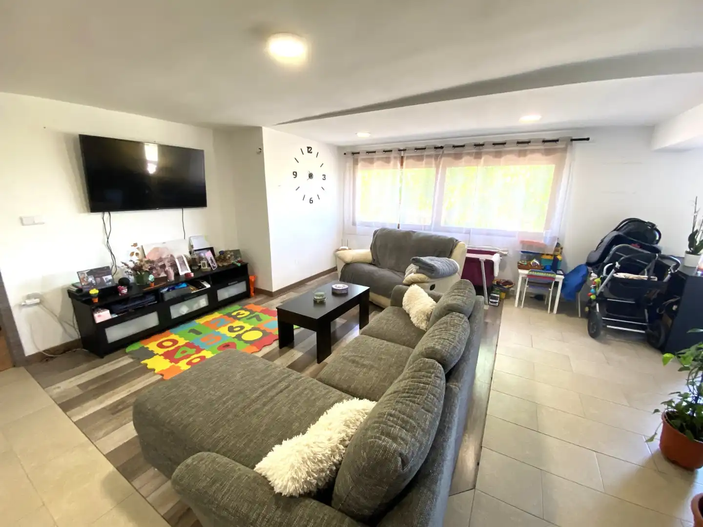 Sala de estar de Casa o chalet en venta en Sax con Aire acondicionado, Parquet y Horno