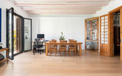 Dining room of Apartment for sale in  Barcelona Capital  with Heating, Parquet flooring and Balcony