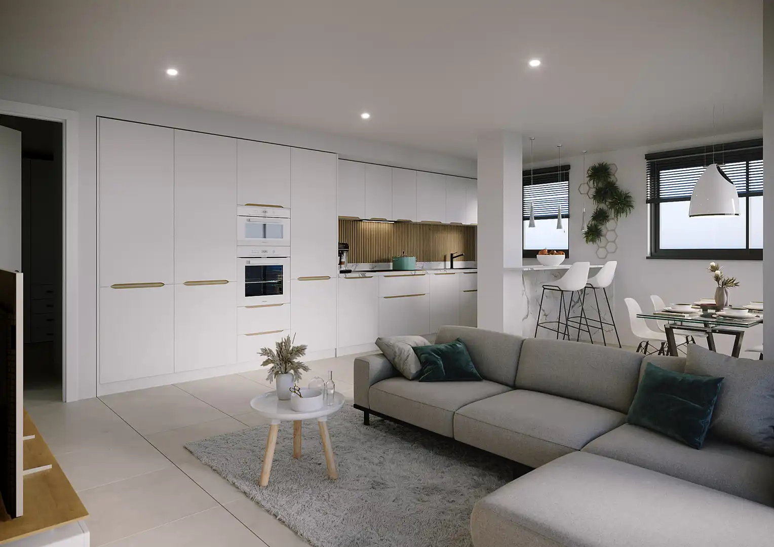 Kitchen of Apartments for sale in Santa Pola  with Air Conditioner, Terrace and Balcony
