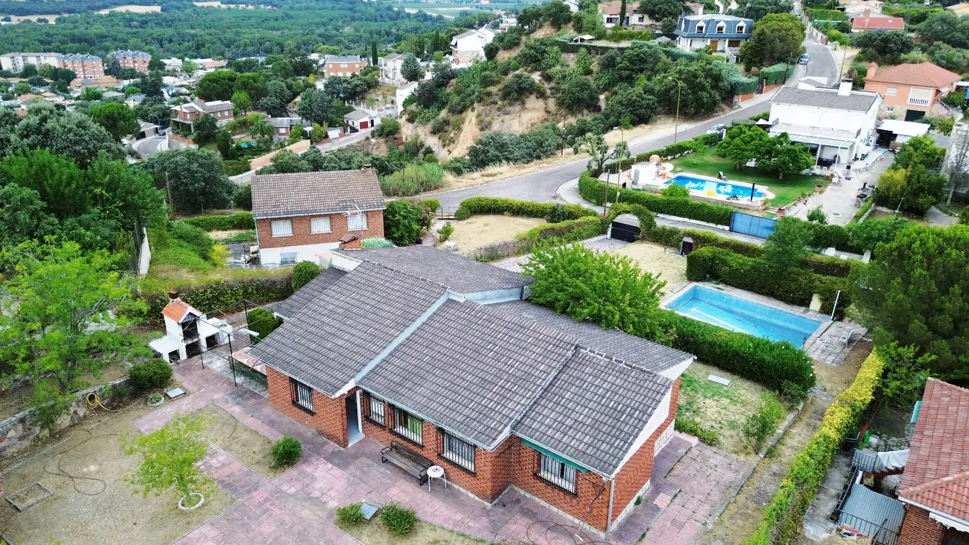 Exterior view of Houses for sale in Santa Cruz del Retamar  with Private garden, Terrace and Swimming Pool