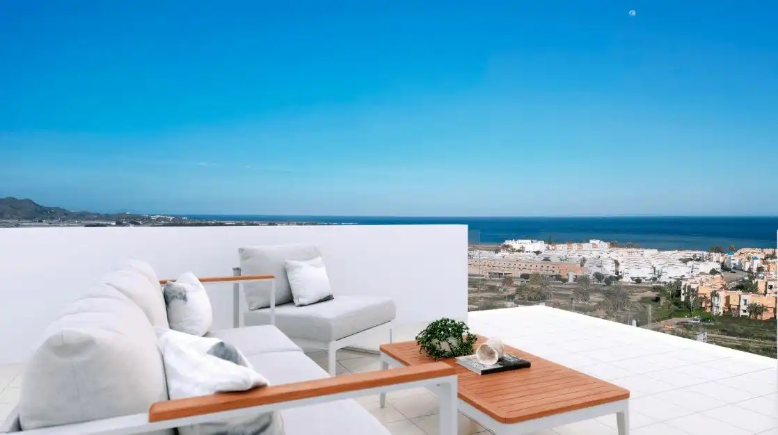 Terrassa de Apartament en venda en Vera amb Aire condicionat, Calefacció i Jardí privat