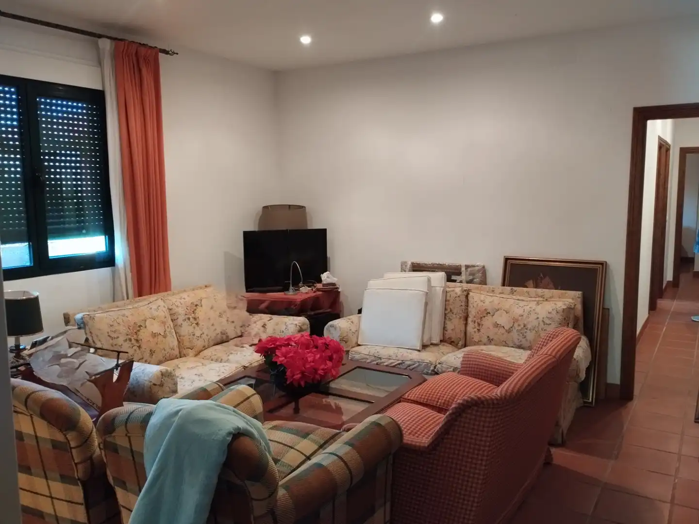 Sala d'estar de Casa o xalet en venda en Zafra amb Aire condicionat, Calefacció i Jardí privat