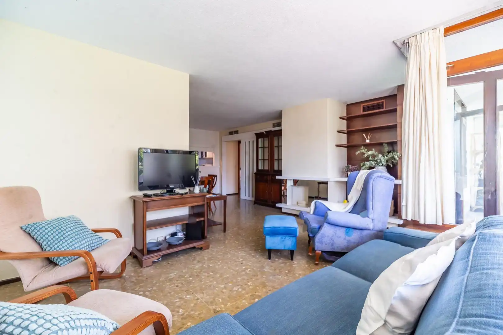 Sala de estar de Piso en venta en Torremolinos con Aire acondicionado, Jardín privado y Terraza