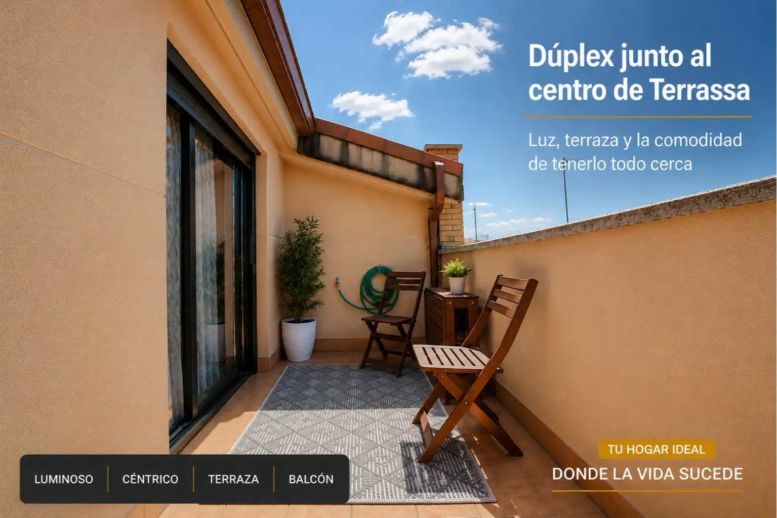 Terrassa de Dúplex en venda en Terrassa amb Aire condicionat, Calefacció i Terrassa