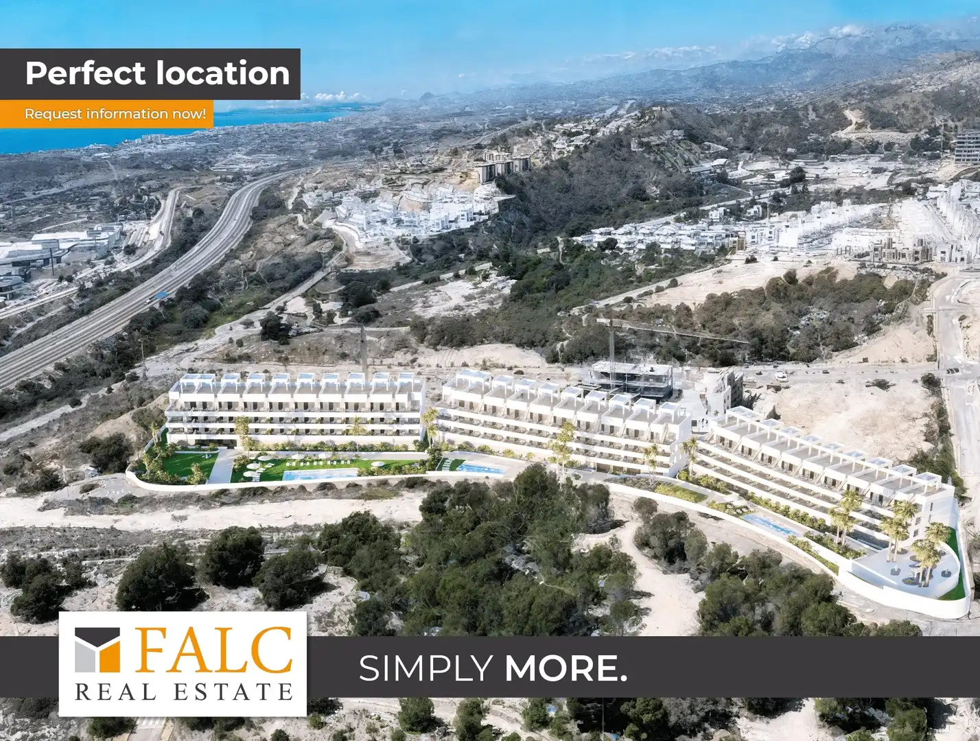 Ático con piscina en venta en Balcón de Finestrat - Terra Marina
