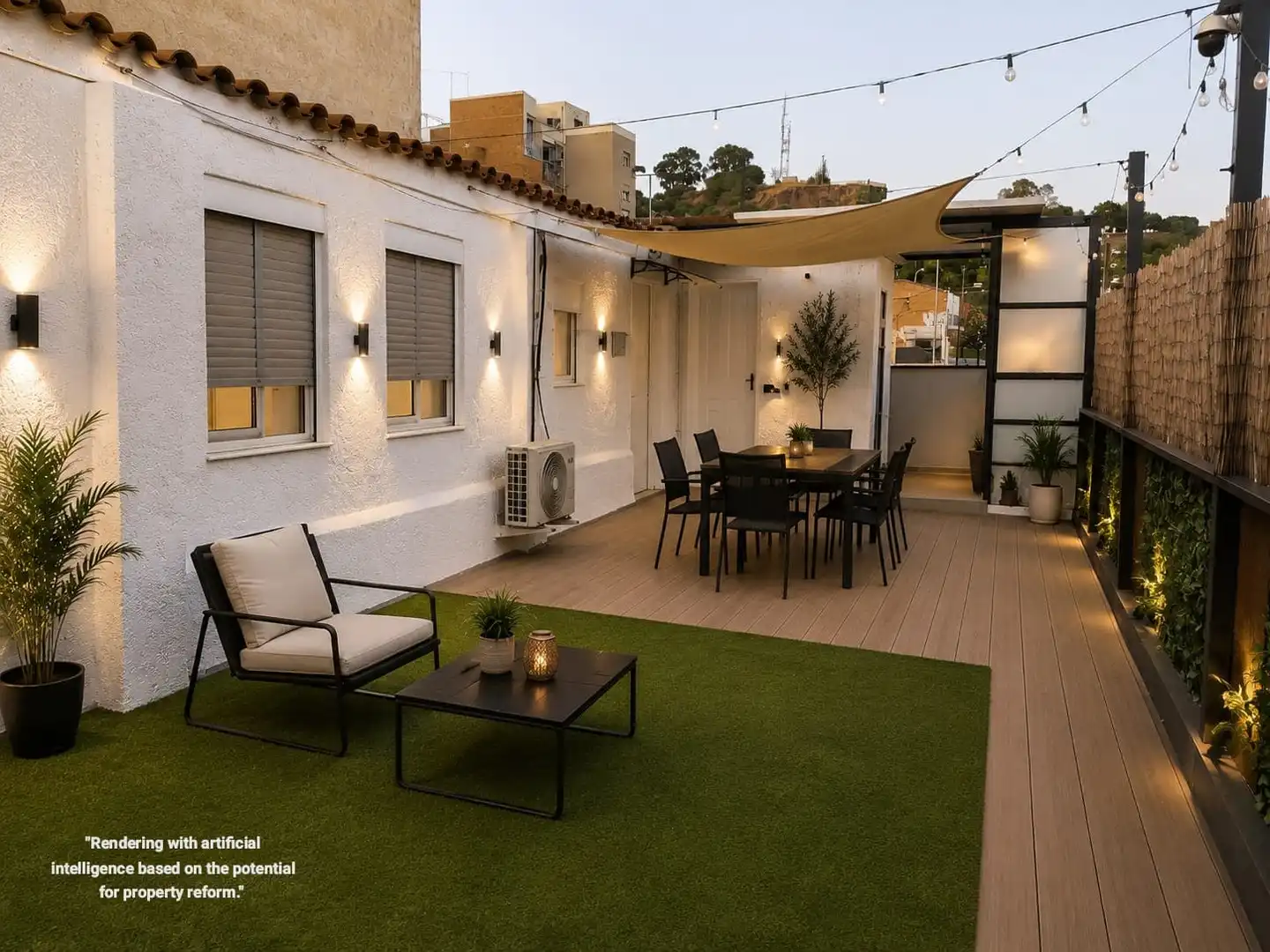 Terraza de Casa adosada en venta en Badalona con Aire acondicionado, Calefacción y Terraza