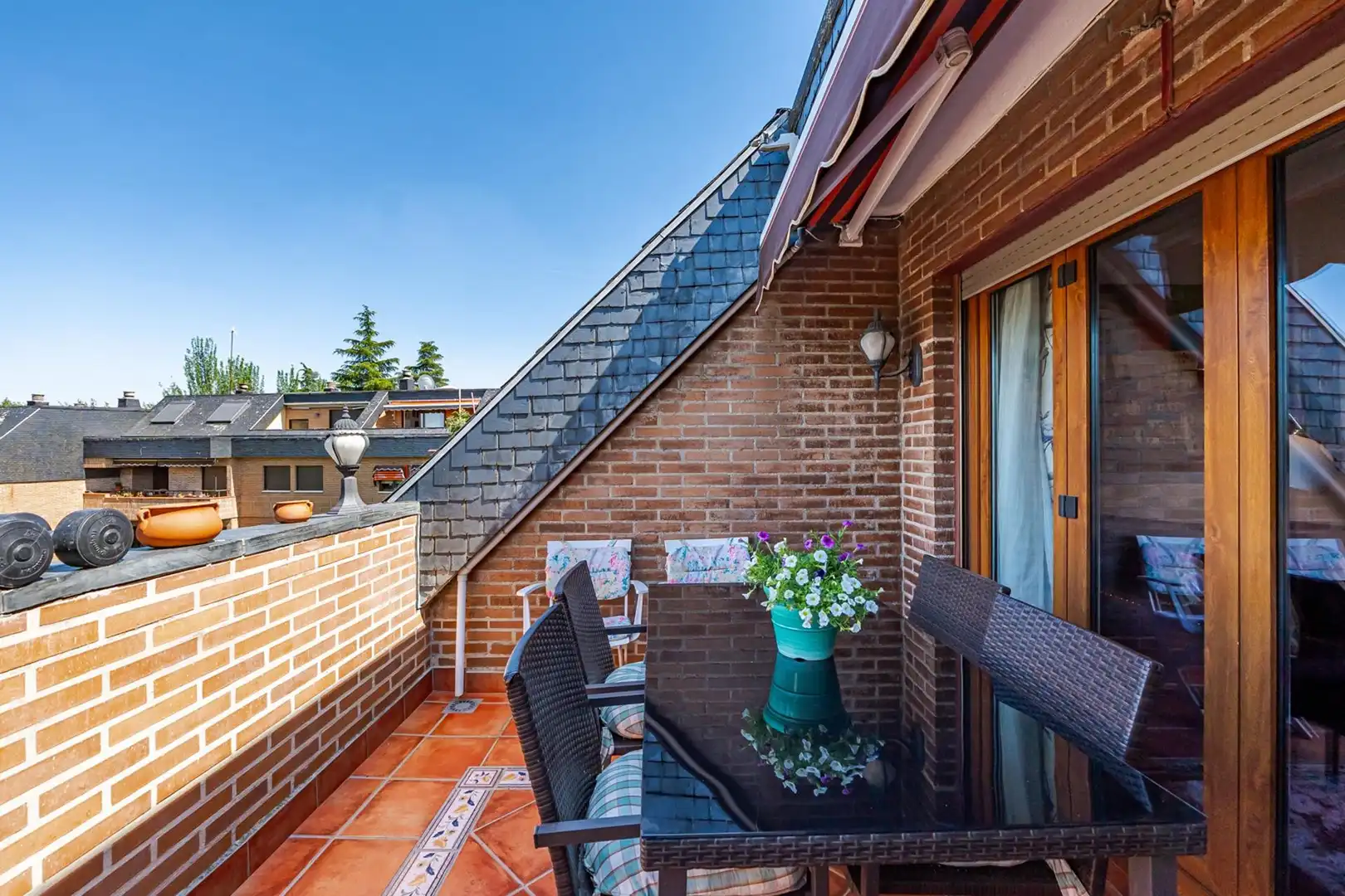 Terrasse von Maisonette zum Verkauf in Majadahonda mit Heizung, Privatgarten und Terrasse