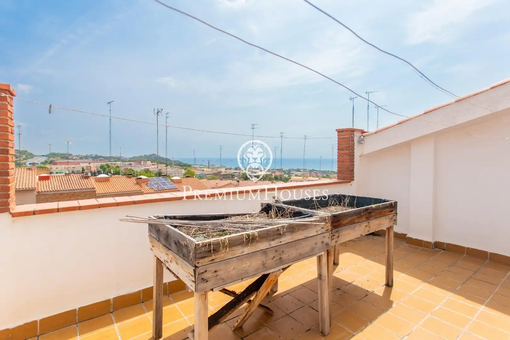 Terraza de Casa o chalet en venta en Mataró con Aire acondicionado, Calefacción y Jardín privado