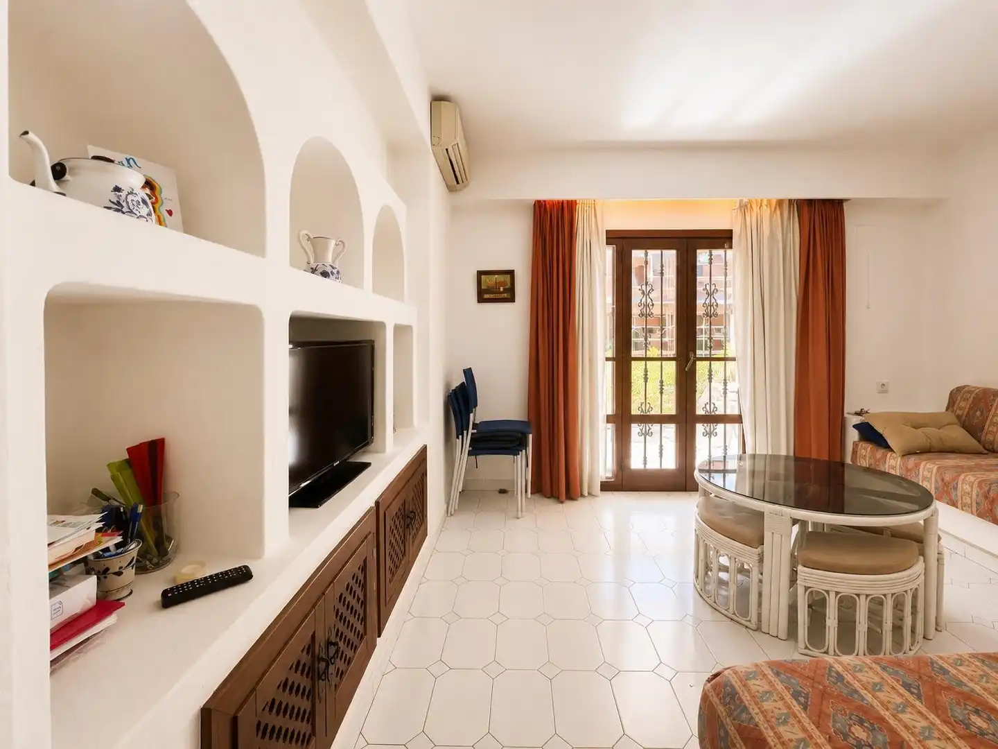 Sala de estar de Apartamento en venta en Madrid