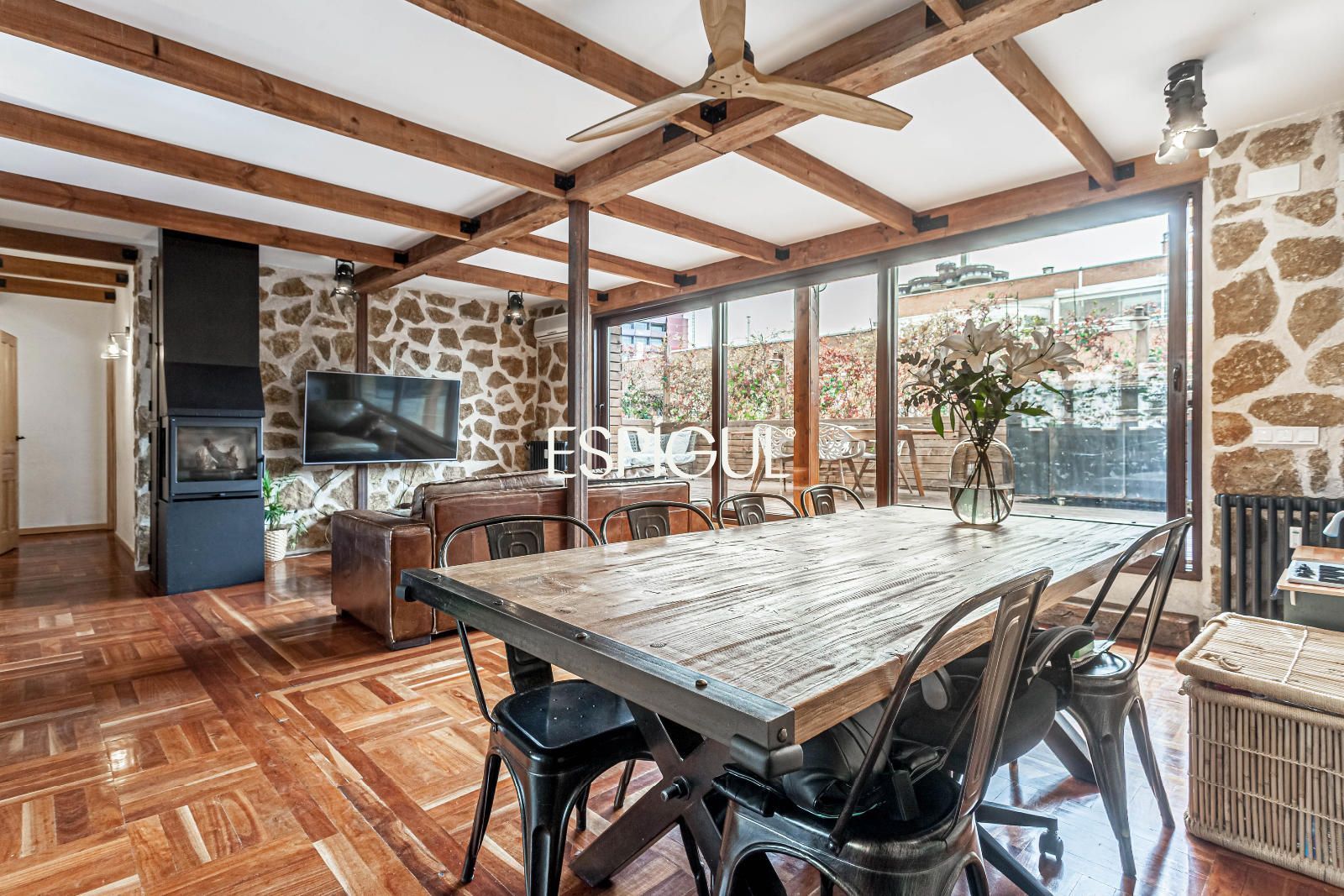Comedor de Ático en venta en  Madrid Capital con Aire acondicionado, Calefacción y Parquet