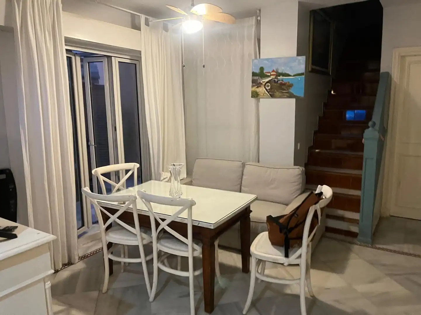 Esszimmer von Maisonette zur Miete in El Puerto de Santa María mit Klimaanlage, Terrasse und Möbliert
