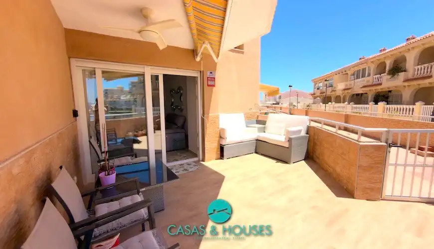 Terrace of Apartments for sale in La Manga del Mar Menor  with Air Conditioner, Heating and Terrace
