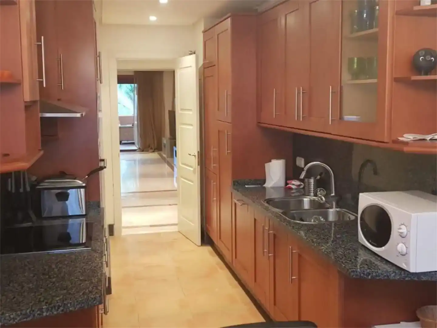 Kitchen of Flat for rent in Marbella  with Air Conditioner, Swimming Pool and Balcony