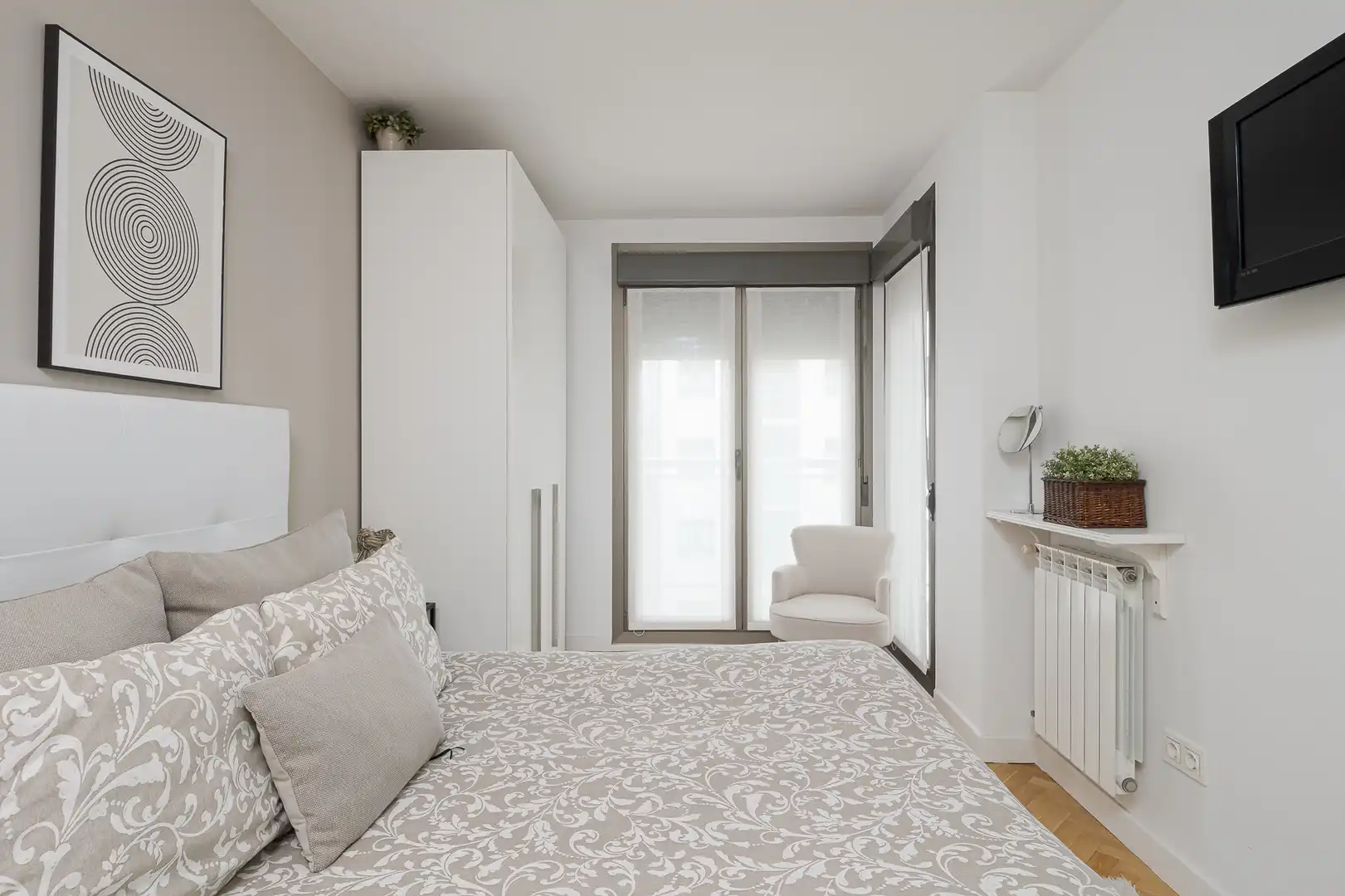 Schlafzimmer von Wohnung zum Verkauf in Donostia - San Sebastián  mit Heizung, Terrasse und Ofen