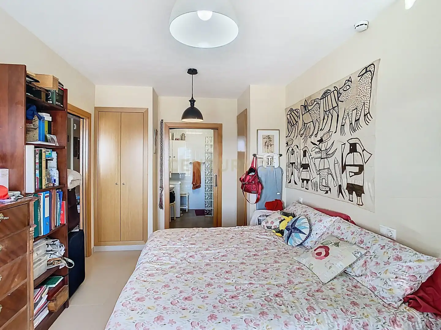 Schlafzimmer von Wohnung zum Verkauf in Málaga mit Klimaanlage, Privatgarten und Schwimmbad