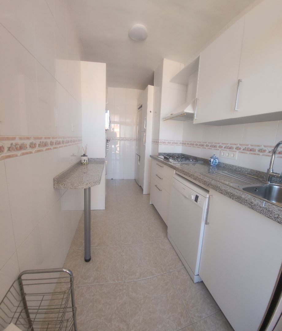 Kitchen of Flat to rent in  Granada Capital  with Air Conditioner, Terrace and Furnished