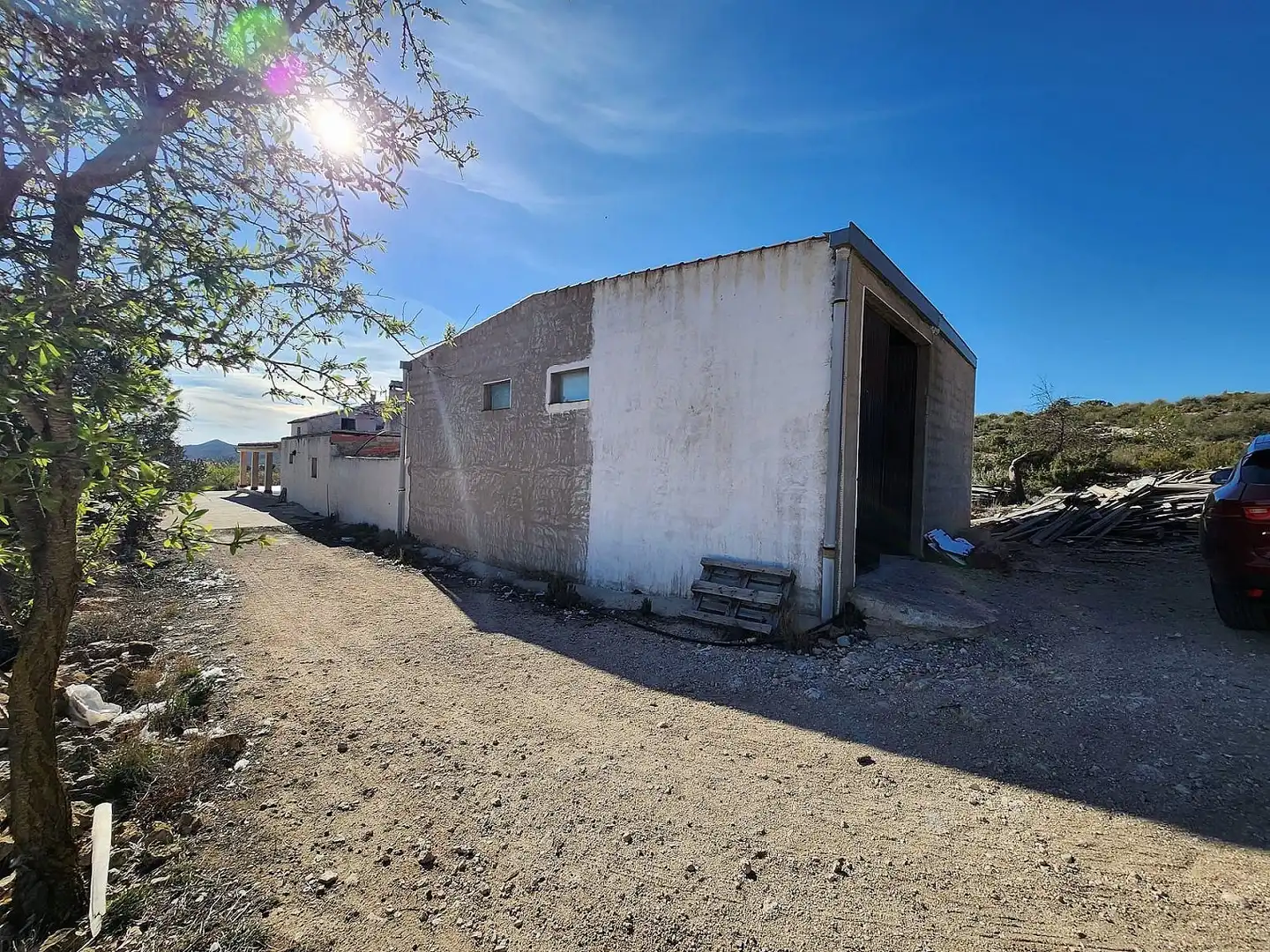 Vista exterior de Finca rústica en venta en Caudete con Terraza