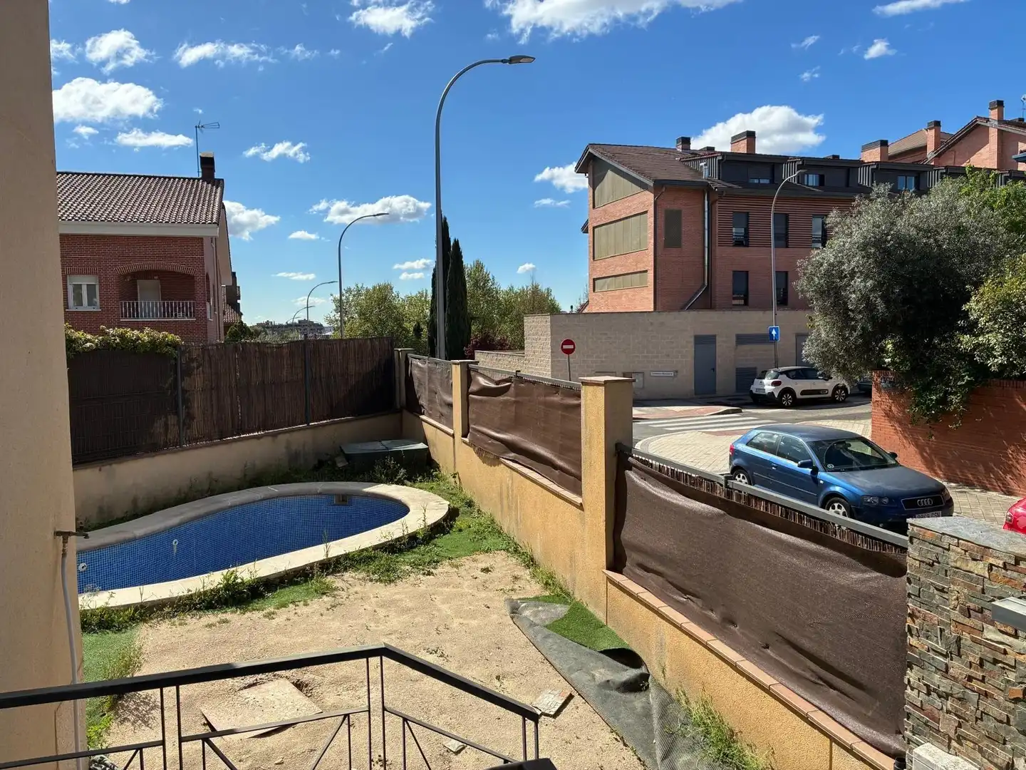 Vista exterior de Casa o chalet en venta en Madrid con Jardín privado, Terraza y Piscina