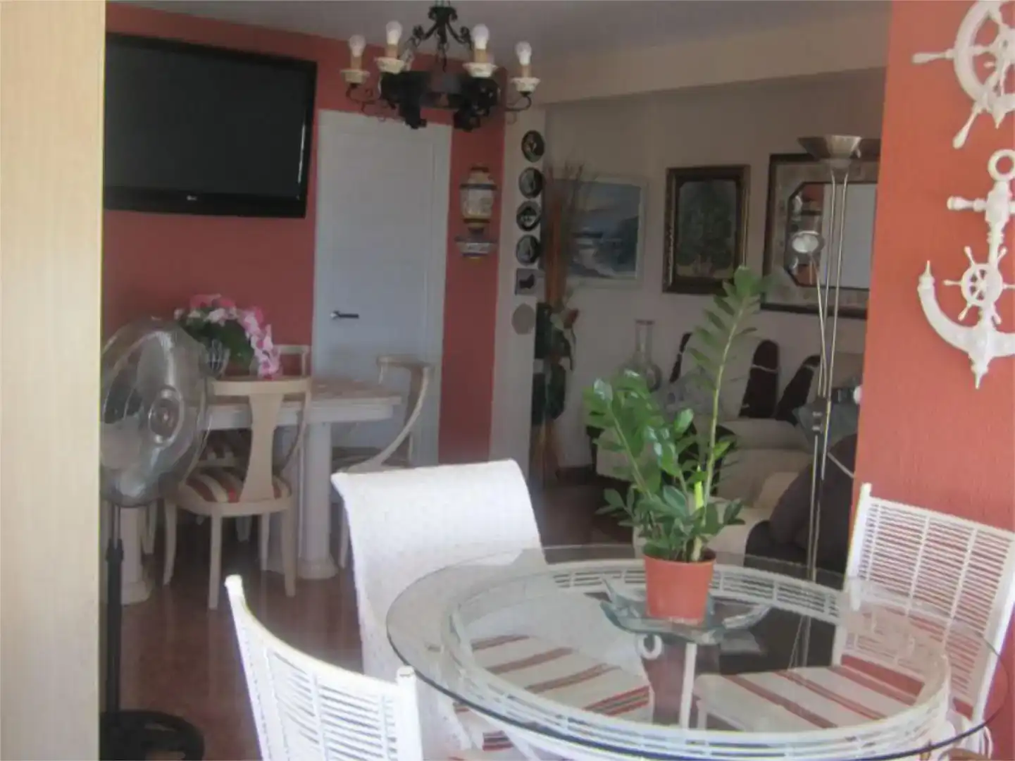 Dining room of Apartments for rent in Puçol  with Air Conditioner, Swimming Pool and Balcony