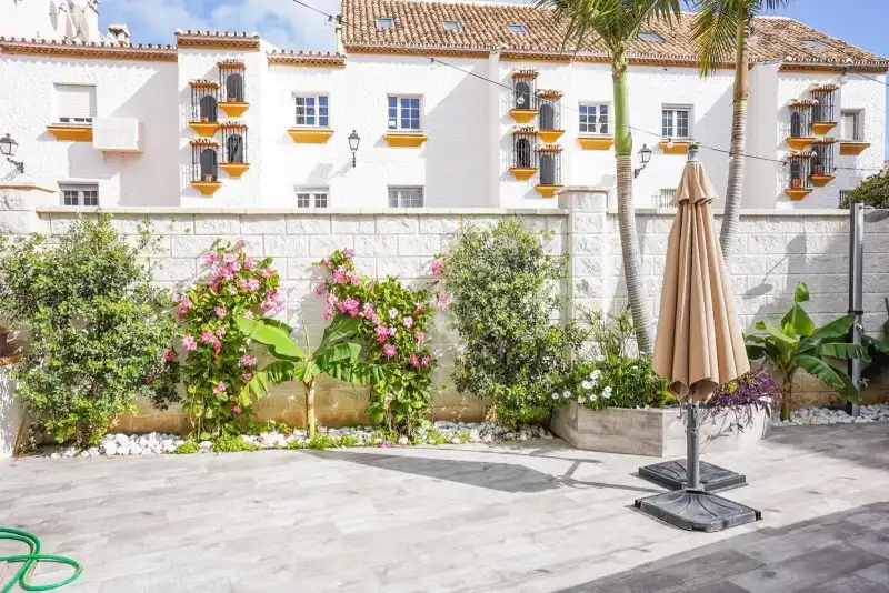 Terrace of Detached homes for sale in Benalmádena  with Air Conditioner, Terrace and Swimming Pool