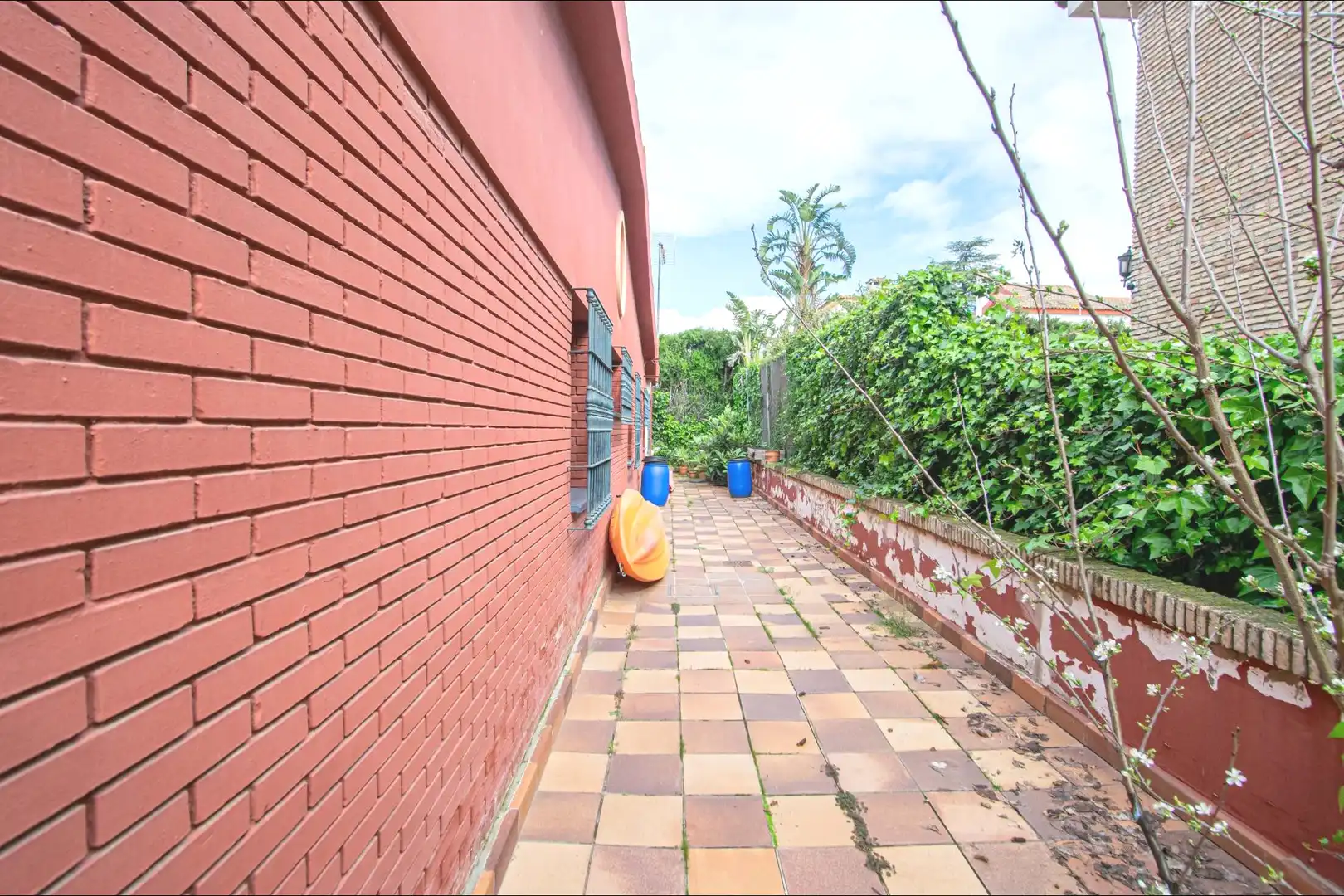 Terraza de Casa o chalet en venta en Tomares con Jardín privado, Terraza y Piscina