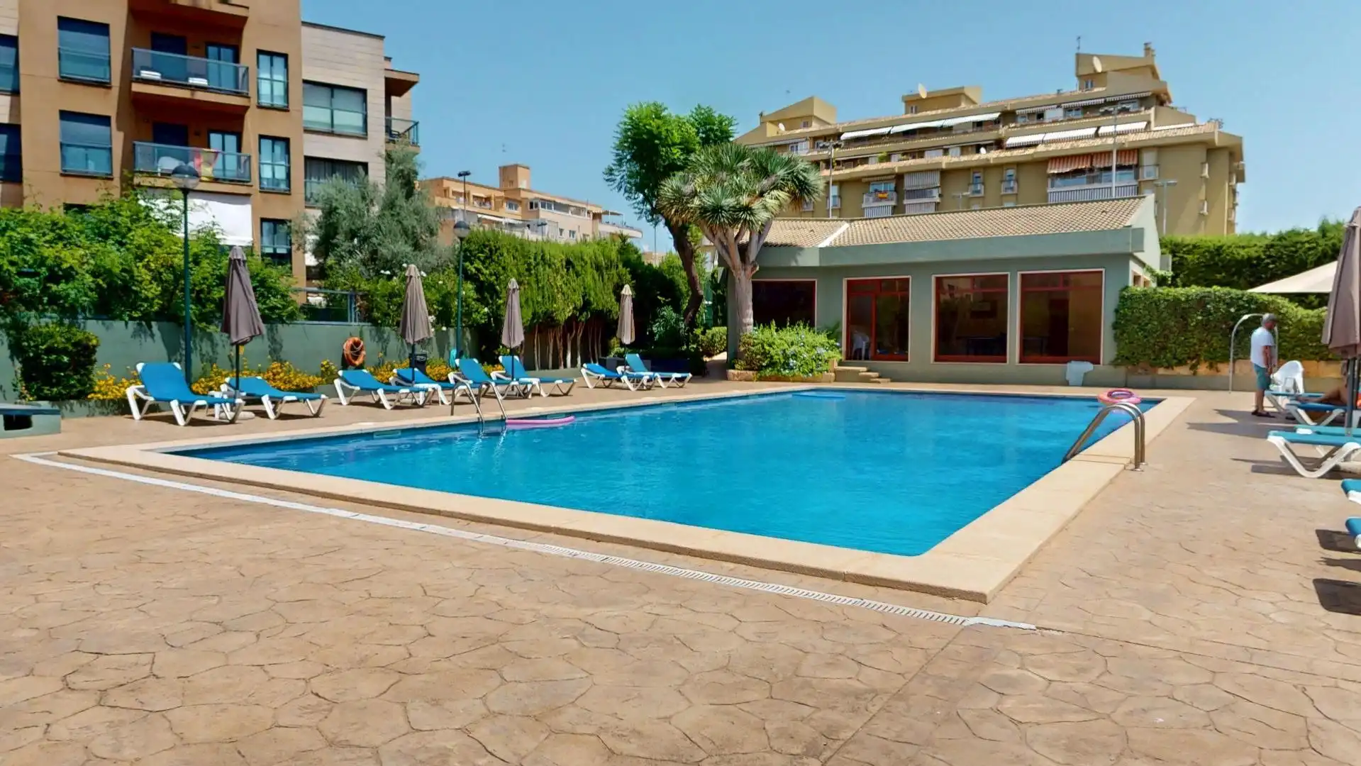 Piscina de Pis en venda en  Palma de Mallorca amb Aire condicionat, Jardí privat i Parquet