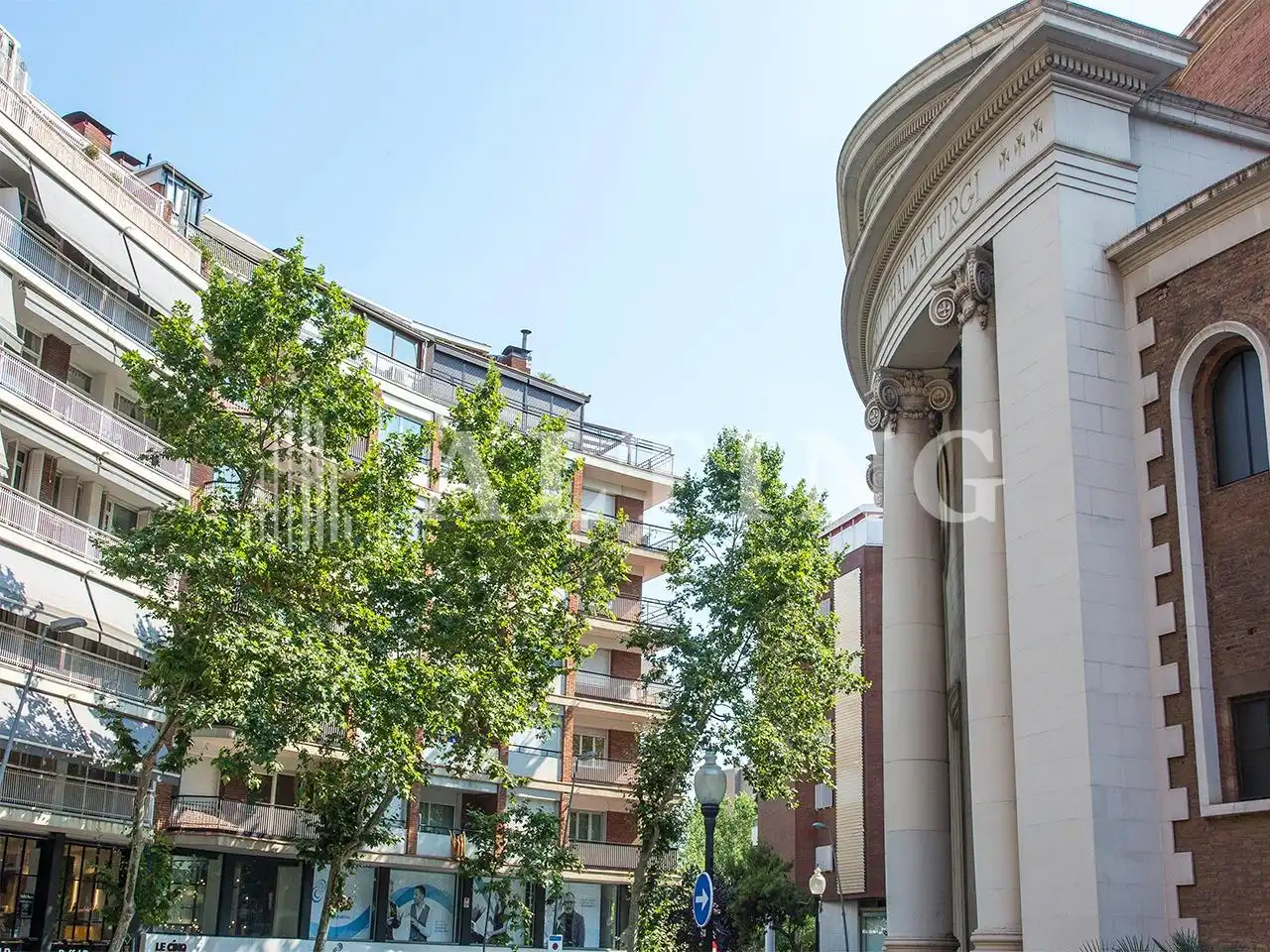 Vista exterior de Piso de alquiler en Barcelona con Aire acondicionado, Calefacción y Parquet