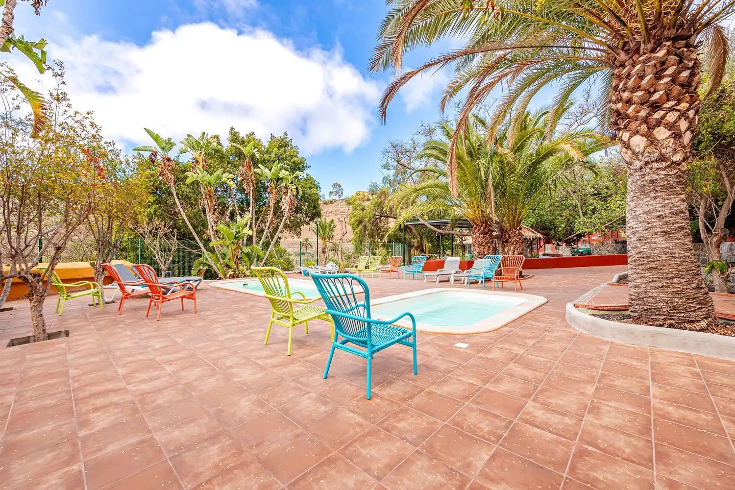 Terraza de Casa o chalet en venta en Telde con Jardín privado, Terraza y Piscina