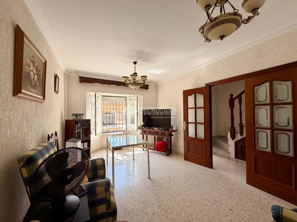 Wohnzimmer von Haus oder Chalet zum Verkauf in Jerez de la Frontera mit Klimaanlage und Terrasse