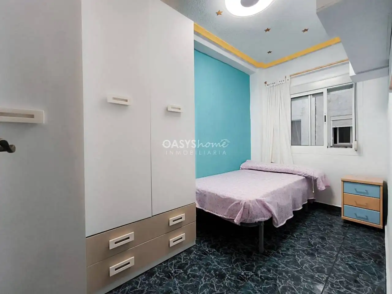Schlafzimmer von Wohnung zum Verkauf in Cartagena mit Klimaanlage, Heizung und Balkon